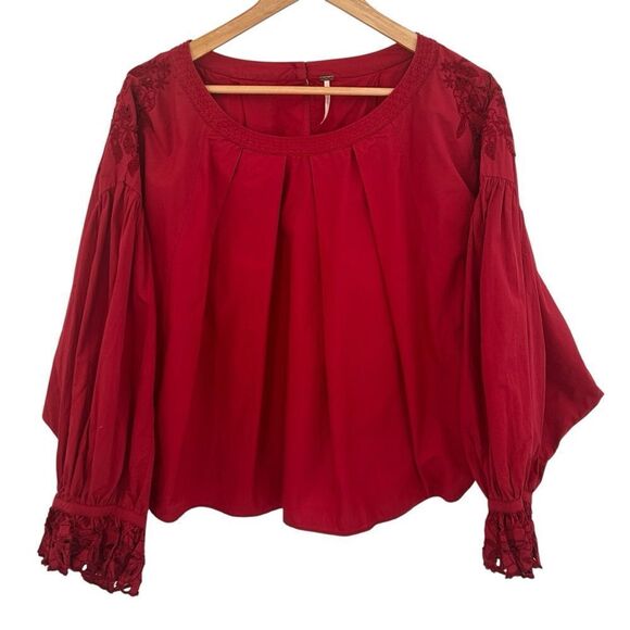Free People true red wishing well too size small - Picture 3 of 7